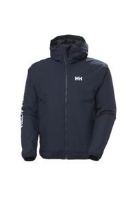 Kurtka wodoodporna z kapturem Helly Hansen Ervik Ins. Typ kołnierza: kaptur. Kolor: niebieski #1