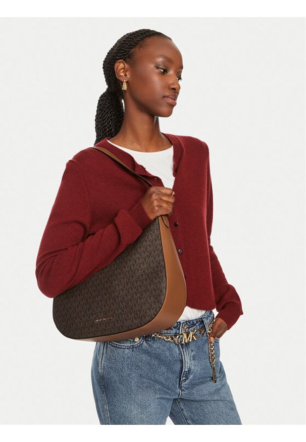 MICHAEL Michael Kors Torebka 30S4G8KL9B Brązowy. Kolor: brązowy. Materiał: skórzane