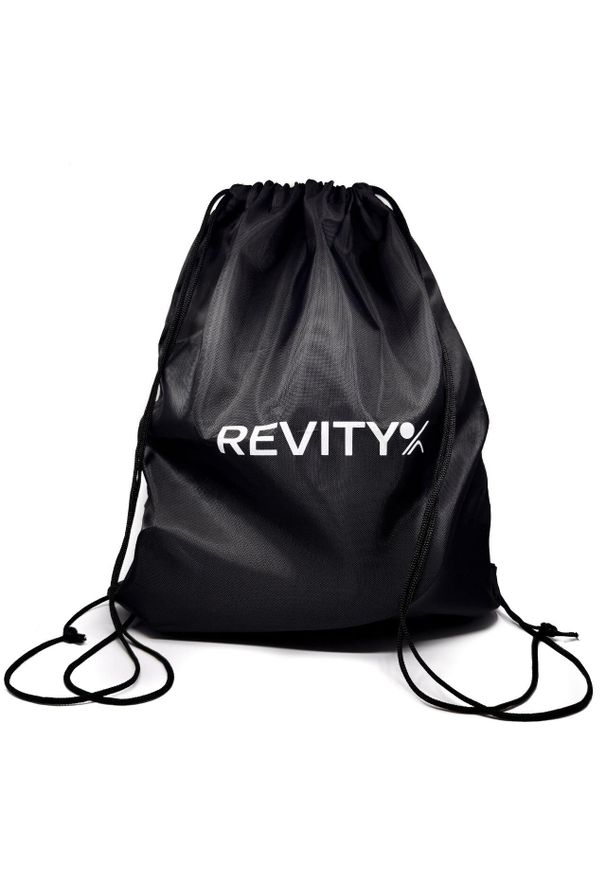 REVITY - Worek - plecak na akcesoria do ćwiczeń na siłownię Revity. Kolor: czarny. Materiał: materiał. Styl: elegancki