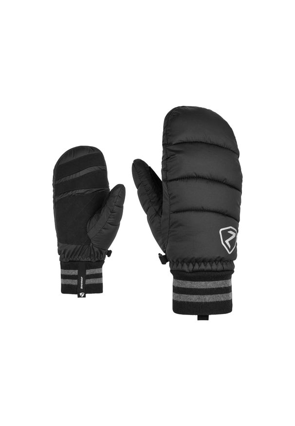 Łapawice Ziener Gurvano PR Mitten. Kolor: czarny. Sezon: zima. Sport: narciarstwo