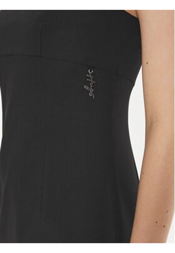 Hugo Sukienka codzienna Kumala 50510442 Czarny Regular Fit. Okazja: na co dzień. Kolor: czarny. Materiał: syntetyk. Typ sukienki: proste. Styl: casual