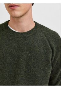 Selected Homme Sweter Rai 16086699 Zielony Regular Fit. Kolor: zielony. Materiał: syntetyk #4