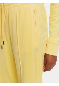 Juicy Couture Spodnie dresowe Tina JCAPW045 Żółty Regular Fit. Kolor: żółty. Materiał: syntetyk #3