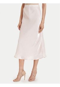 Maryley Spódnica midi 26EB704/37RO Różowy jasny Regular Fit. Kolor: różowy. Materiał: syntetyk #1