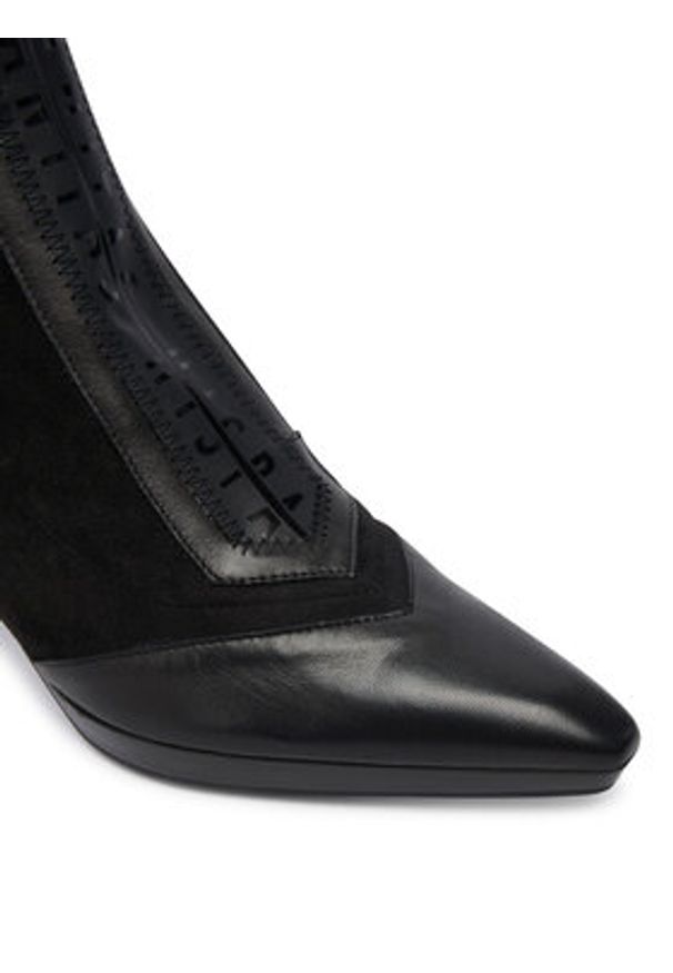 Hispanitas Botki HI254186 Czarny. Kolor: czarny. Materiał: materiał