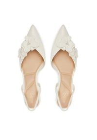 Aldo Sandały Leilania 13966836 Biały. Kolor: biały. Materiał: skóra