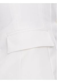 Liu Jo Marynarka CA3044 T2200 Biały Regular Fit. Kolor: biały. Materiał: syntetyk #3