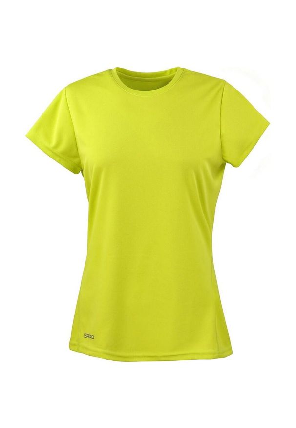 SPIRO - Damska Koszulka Szybkoschnąca. Okazja: na co dzień. Kolor: szary. Styl: casual