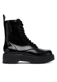 DKNY Trzewiki Batu K3511773 Czarny. Kolor: czarny. Materiał: skóra