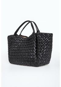 Emporio Armani - Torebka pleciona shopper maxi EMPORIO ARMANI