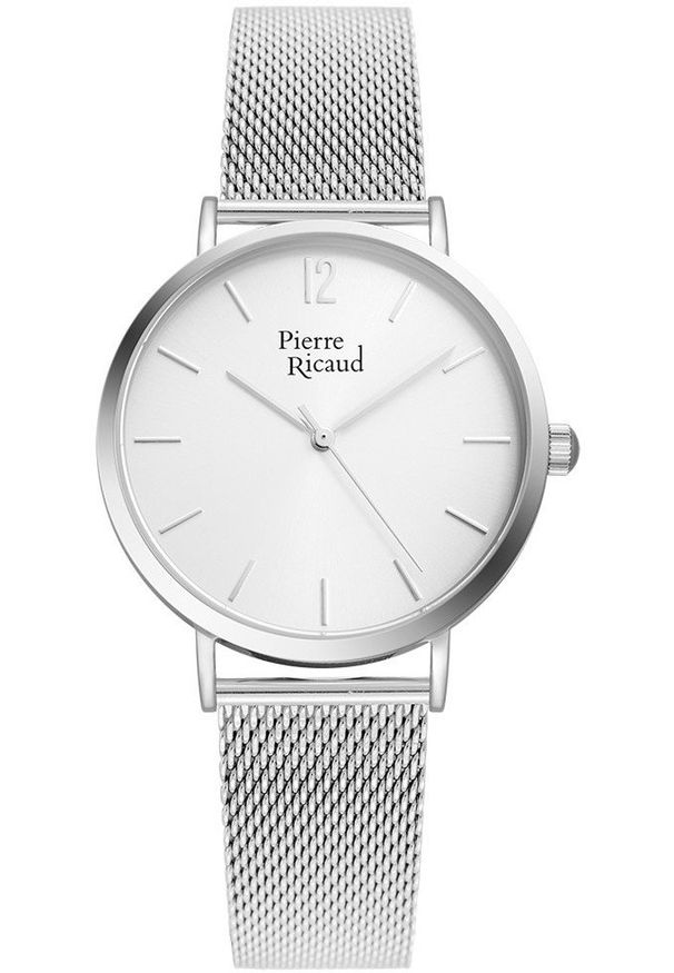 Zegarek damski Pierre Ricaud P51078.5153Q srebrny. Kolor: srebrny