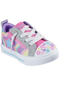 skechers - Adidasy Skechers S Lights-twinkle Sparks-cosmi, Dzieci. Okazja: na uczelnię. Kolor: wielokolorowy. Materiał: syntetyk, materiał. Model: Skechers Sport. Sport: joga i pilates