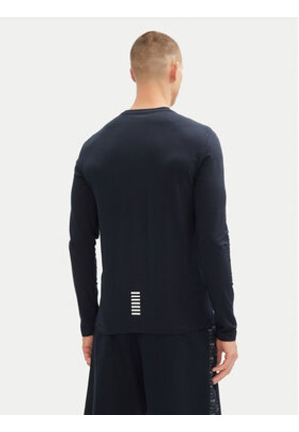 EA7 Emporio Armani T-Shirt 8NPT28 PJVQZ 1562 Granatowy Regular Fit. Kolor: niebieski. Materiał: bawełna