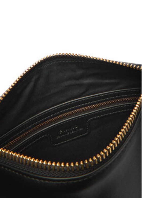 Pinko - PINKO Torebka Hobo Zip Around Mini Ai 25-26 PLTT 105332 A0QO Czarny. Kolor: czarny. Materiał: skórzane