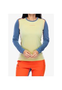 LA SPORTIVA - Bluza termoaktywna damska La Sportiva Tour Long Sleeve. Kolor: żółty. Długość rękawa: długi rękaw. Sezon: zima. Sport: narciarstwo