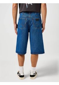 Wrangler - WRANGLER MĘSKIE SPODENKI JEANSOWE JORT SHORTS DARK STONE 112362550. Materiał: jeans