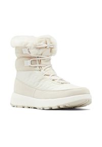 columbia - Śniegowce damskie Columbia Slopeside Peak Luxe V2. Kolor: beżowy. Sezon: zima #1