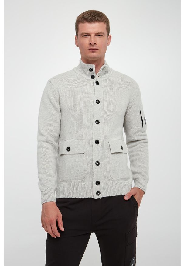 C.P. Company - Sweter męski wełniany C.P. COMPANY. Materiał: wełna