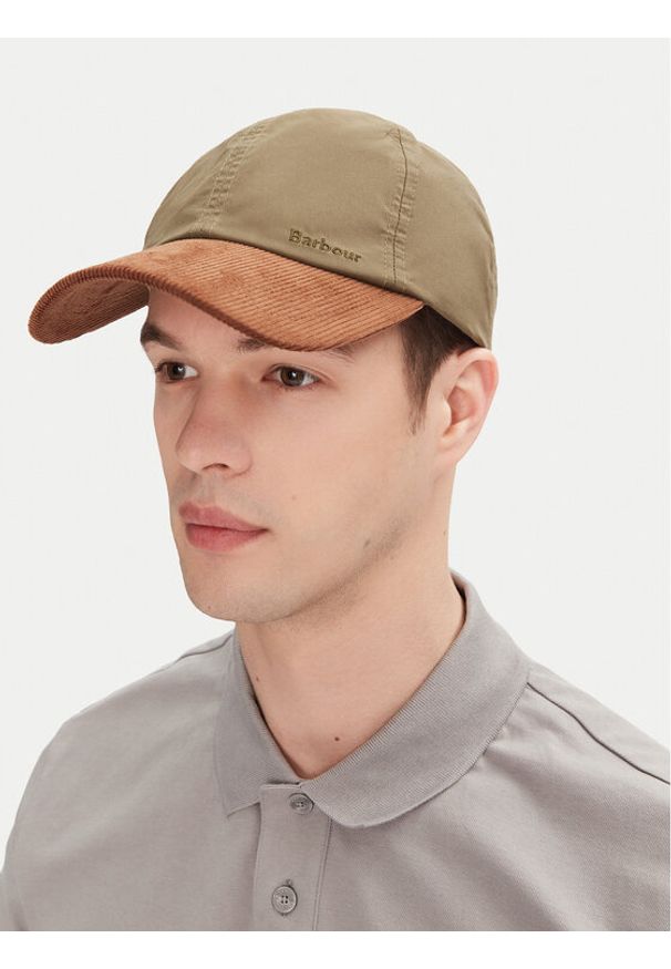 Barbour Czapka z daszkiem Transport Cap MHA0888GN31 Zielony. Kolor: zielony. Materiał: bawełna, materiał