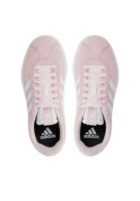 Adidas - adidas Sneakersy VL Court 3.0 ID6281 Różowy. Kolor: różowy. Materiał: zamsz, skóra