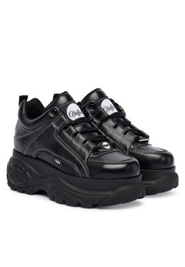 Buffalo Sneakersy 1339-14 1636494 Czarny. Kolor: czarny. Materiał: skóra