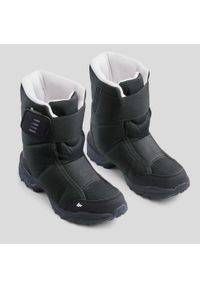 quechua - Buty turystyczne śniegowce dla dzieci Quechua SH100 Warm wodoodporne. Zapięcie: rzepy. Kolor: czarny. Sezon: zima. Sport: turystyka piesza #2