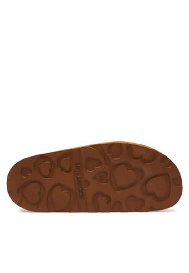 Love Moschino - LOVE MOSCHINO Sandały JA16054I1MIA0201 Brązowy. Kolor: brązowy. Materiał: skóra