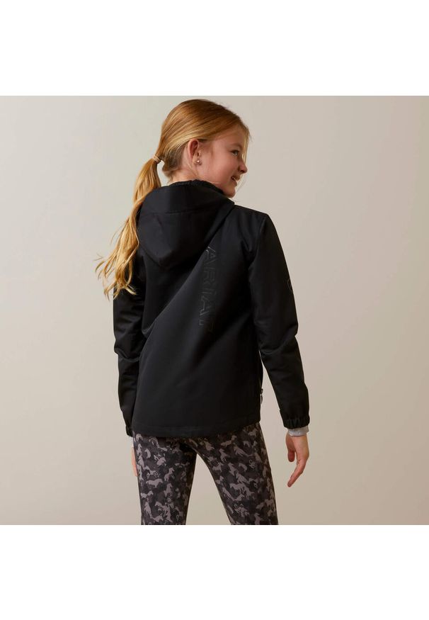 Dziewczęca kurtka wodoodporna Ariat Spectator. Kolor: czarny. Styl: młodzieżowy