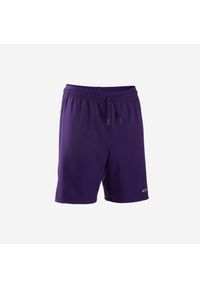 KIPSTA - Spodenki piłkarskie dla dzieci Kipsta Viralto Club. Kolor: fioletowy. Materiał: poliester, elastan, poliamid, materiał. Sezon: lato. Styl: sportowy