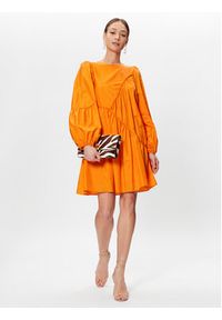 GESTUZ - Gestuz Sukienka koktajlowa Hesla 10906964 Pomarańczowy Regular Fit. Kolor: pomarańczowy. Materiał: syntetyk. Styl: wizytowy #4