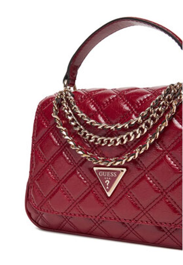 Guess Torebka HWTT96 73190 Bordowy. Kolor: czerwony. Materiał: skórzane
