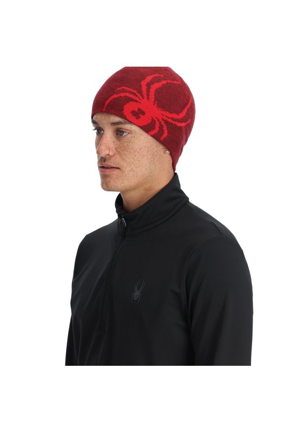 Czapka zimowa Spyder Reversible Innsbruck. Kolor: czerwony. Sezon: zima. Styl: sportowy