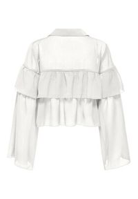 only - ONLY Bluzka Suzzi 15360661 Biały Regular Fit. Kolor: biały. Materiał: syntetyk