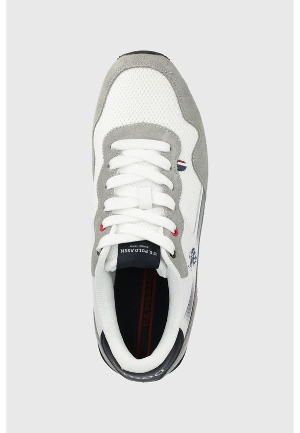 U.S. Polo Assn. sneakersy kolor szary. Nosek buta: okrągły. Zapięcie: sznurówki. Kolor: szary. Materiał: guma