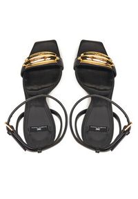 Elisabetta Franchi Sandały SA-45L-52E2 Czarny. Kolor: czarny. Materiał: skóra #4