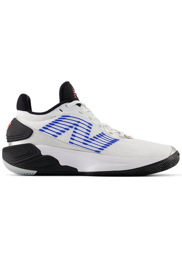 Buty męskie New Balance TWO WXY v5 BB2WYYK5 – białe. Wysokość cholewki: przed kolano. Kolor: biały. Materiał: materiał, syntetyk, guma. Szerokość cholewki: normalna. Sport: koszykówka, fitness, bieganie