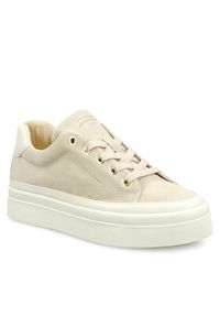 GANT - Gant Sneakersy Avona Sneaker 28533447 Beżowy. Kolor: beżowy. Materiał: skóra, zamsz #5