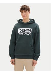 Tom Tailor Denim Bluza 1041482 Zielony Regular Fit. Kolor: zielony. Materiał: bawełna #1