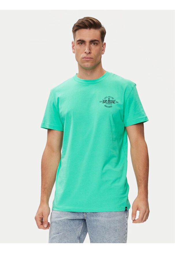 DC Shoes T-Shirt Chain Gang Tss ADYZT05348 Zielony Regular Fit. Kolor: zielony. Materiał: bawełna