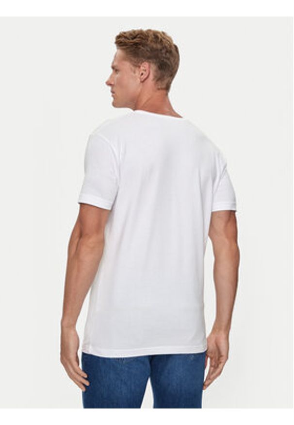 Pierre Cardin Komplet 2 t-shirtów 29991.000.9000 Biały Modern Fit. Kolor: biały. Materiał: bawełna