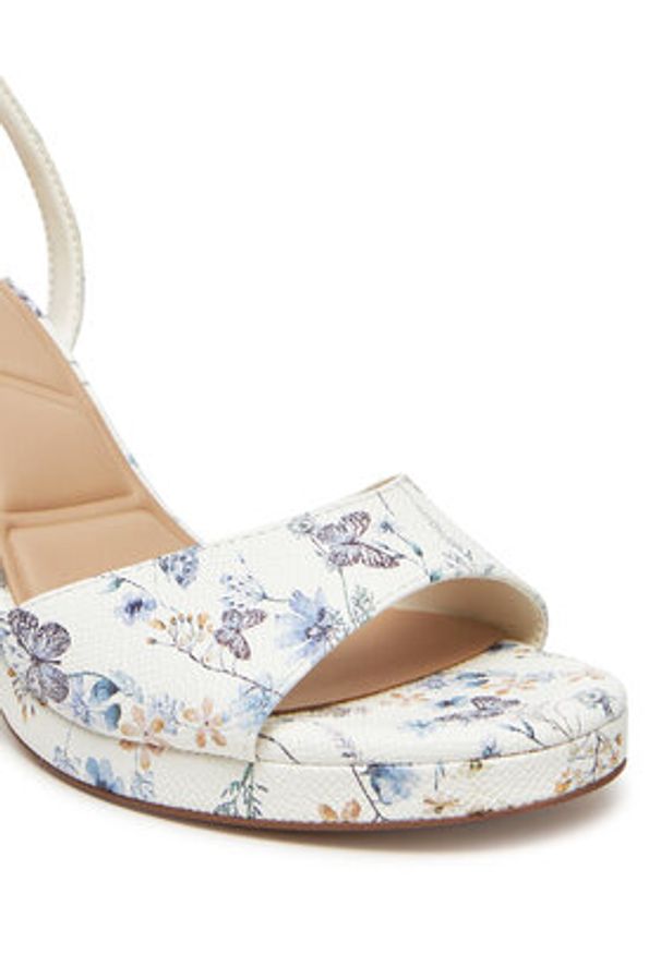 Aldo Sandały Gracious 13966704 Biały. Kolor: biały. Materiał: skóra