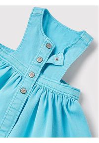 Mayoral Komplet t-shirt i sukienka codzienna 1687 Niebieski Regular Fit. Kolor: niebieski. Materiał: bawełna #3