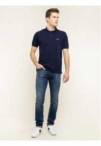 Lacoste Polo L1212 Granatowy Classic Fit. Typ kołnierza: polo. Kolor: niebieski. Materiał: bawełna #3