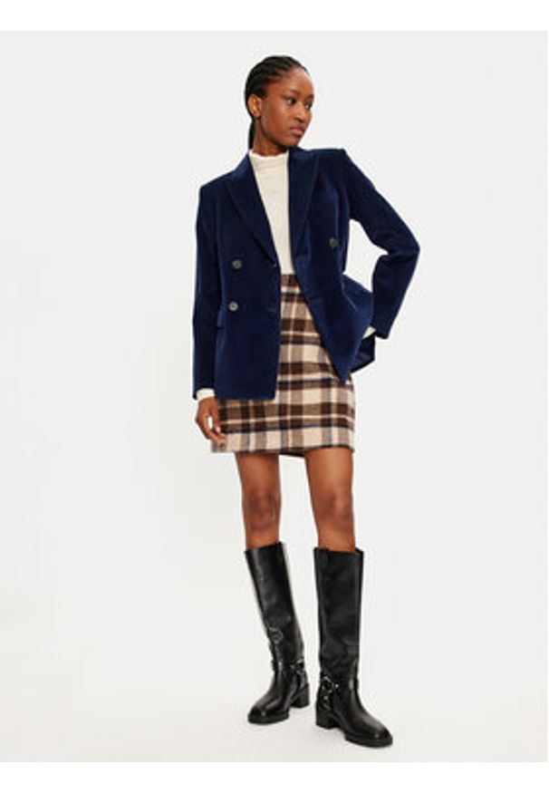 Weekend Max Mara Spódnica trapezowa Epoca 2425106072 Brązowy Regular Fit. Kolor: brązowy. Materiał: wełna