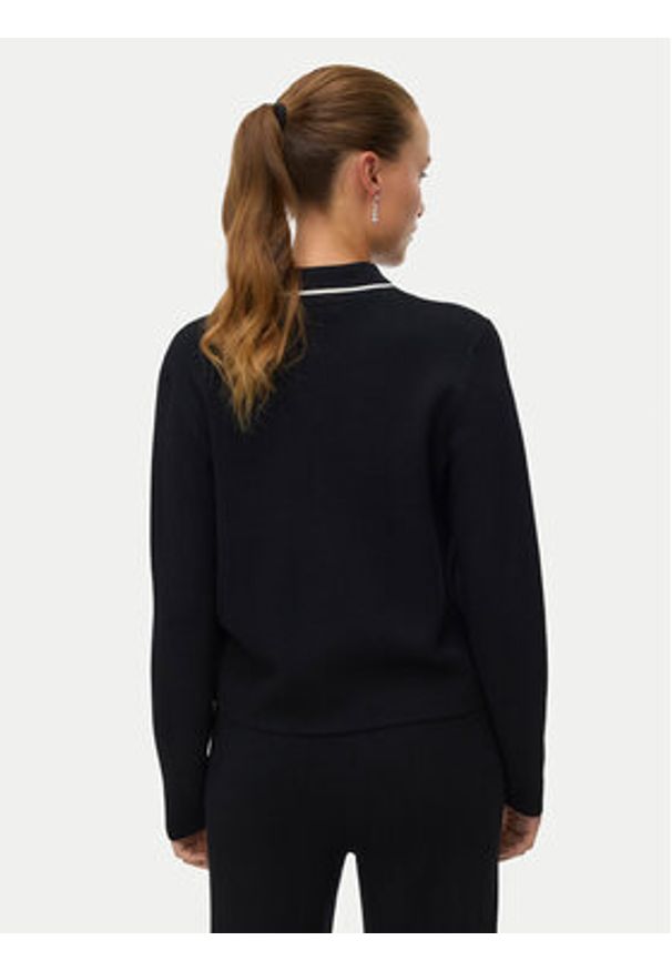 Vero Moda Kardigan Gold 10337626 Czarny Regular Fit. Kolor: czarny. Materiał: wiskoza, syntetyk
