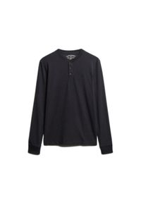 Koszulka Superdry Classic Essential Grandad. Kolor: szary. Długość rękawa: długi rękaw #1