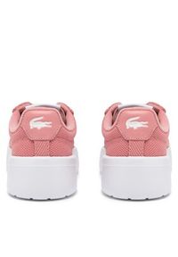 Lacoste Sneakersy Carnaby Platform Lite 747SFA0084 Różowy. Kolor: różowy. Materiał: materiał. Obcas: na platformie #4