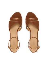 Lauren Ralph Lauren - LAUREN RALPH LAUREN Espadryle Nellie 802P04433002 Brązowy. Kolor: brązowy. Materiał: skóra #5