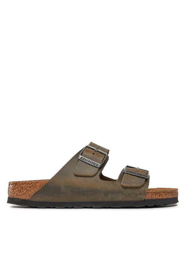 Klapki Birkenstock. Kolor: brązowy