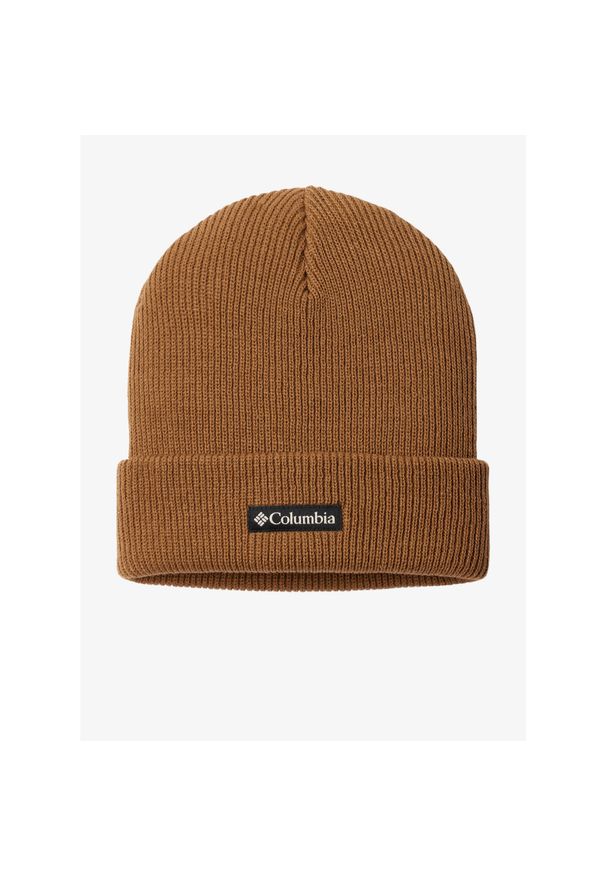 columbia - Czapka zimowa Columbia Whirlibird Cuffed Beanie - delta/logo. Kolor: brązowy. Sezon: zima